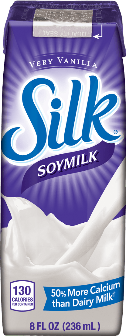Silk Milk 2 - Silk Milk Individual (496x1130), Png Download
