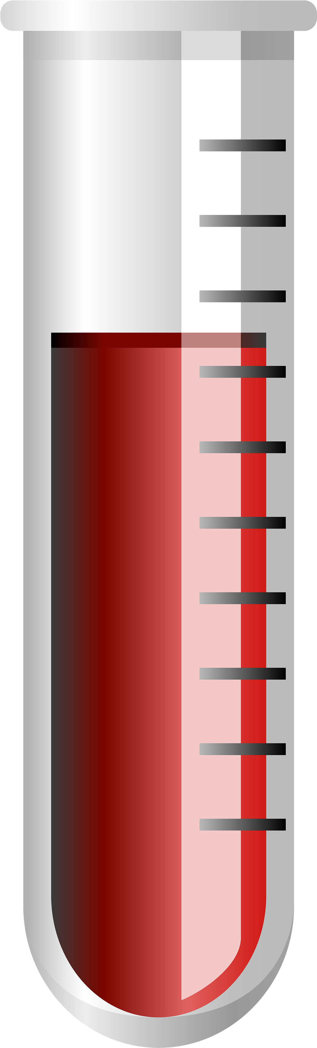 Flask With Blood Png Clipart - Blood Clipart Transparent (1157x3500), Png Download