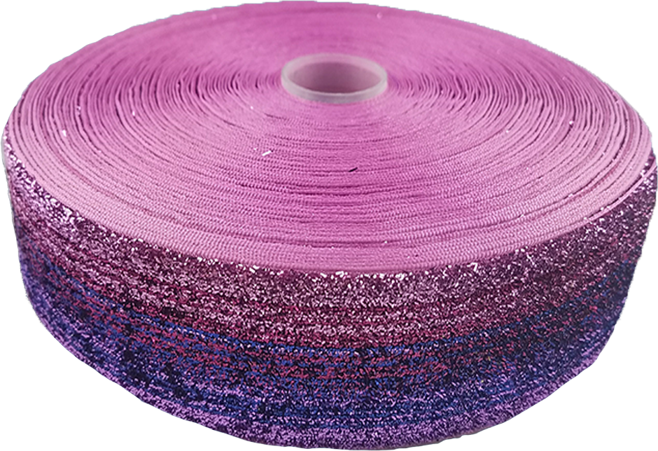 5" Glitter Pink And Purple Ribbon Umbre - Purple (940x644), Png Download