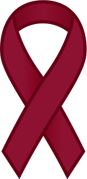 Ribbon Sticker Icon Purple - Ribbon (294x600), Png Download
