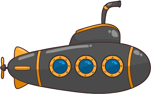 Submarine Download Png Image - Clipart Submarine (614x392), Png Download