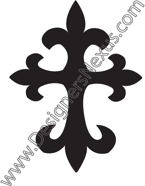 Picture Library Download Ankh Drawing Rose Tattoo - Figure In Fashion Illustration (612x792), Png Download