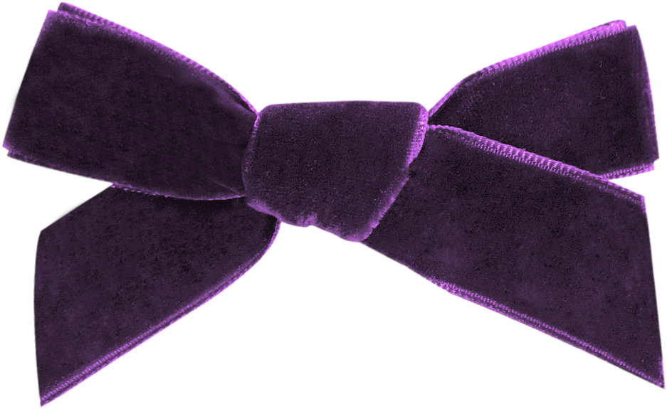 Royal Purple French Velvet Bow Clip Isabella Bows Png - View Royal (1500x1500), Png Download