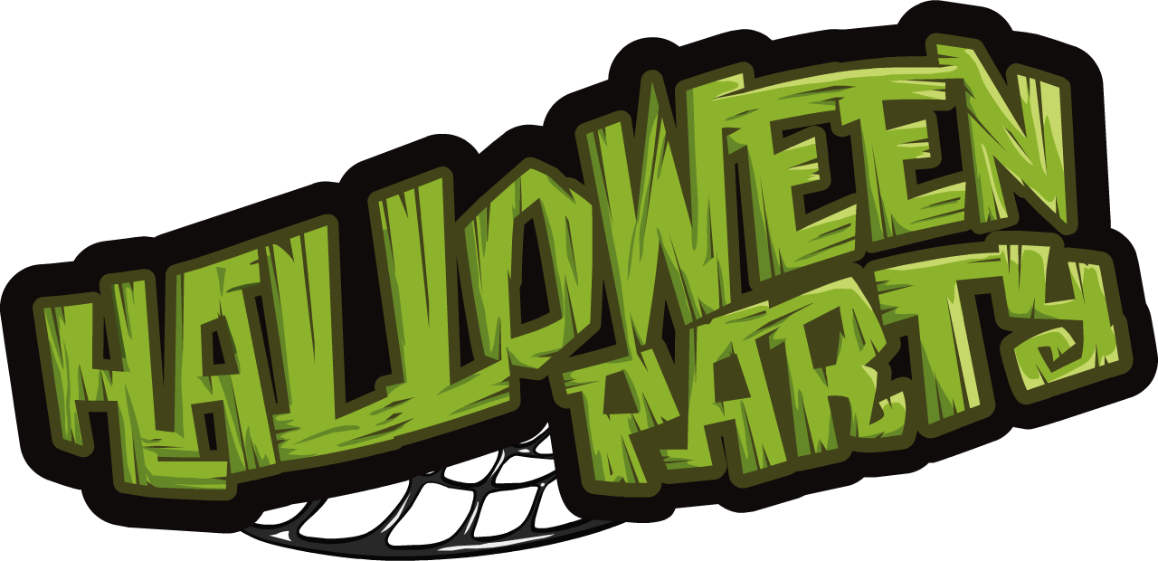 Halloween Party 2012 Logo V2 - Club Penguin Halloween Party Logo (1280x620), Png Download