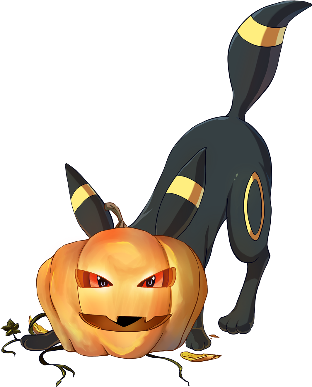Tumblr Nwyw1wmzm01uwxnolo1 1280 - Pokemon Umbreon Halloween (1240x1754), Png Download
