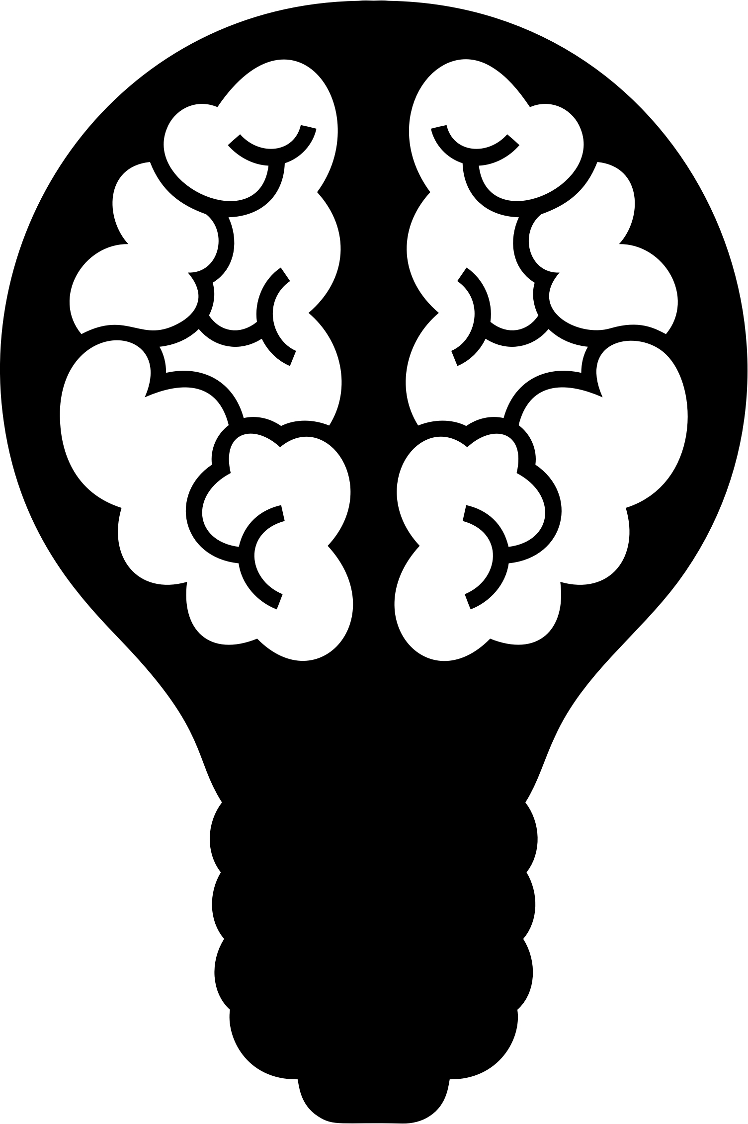 Png Royalty Free Download Light Bulb Big Image Png - Brain Light Bulb Icon (1505x2262), Png Download