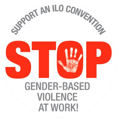 Gbv Logo Eng Png - Gender Based Violence At The Work Place (399x400), Png Download