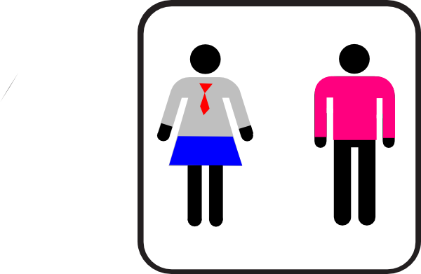 Gender Clip Art - Gender Clipart (600x391), Png Download