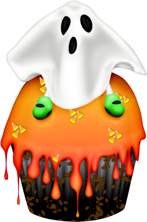 Фотки Halloween Clipart, Halloween Party, Vintage Halloween, - Halloween Cupcakes Clip Art (541x800), Png Download