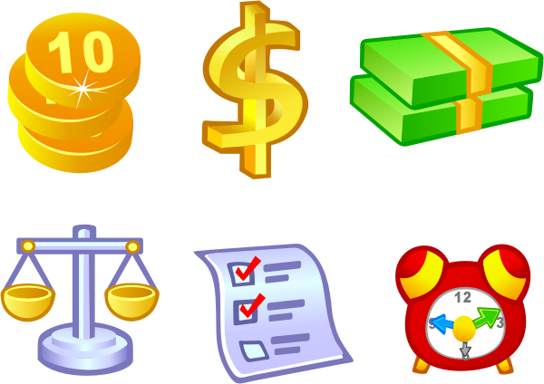 Free Vector Money Icons, Thumb - Money Icon Free Vector (600x424), Png Download