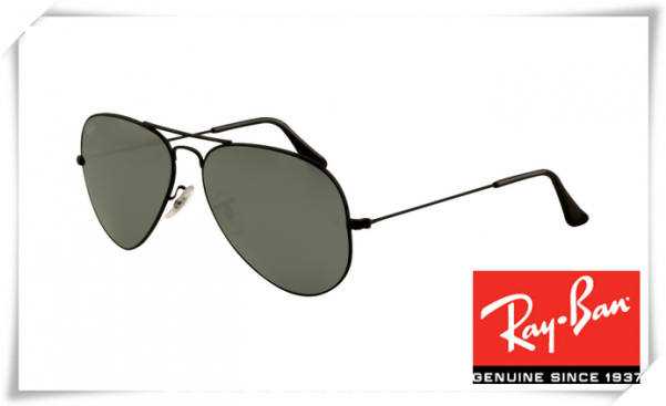 Ray Ban Aviador Óculos De Armação Preta Lente Verde - Ray-ban Aviator Gradient Black, Gray Lenses - Rb3025 (600x600), Png Download