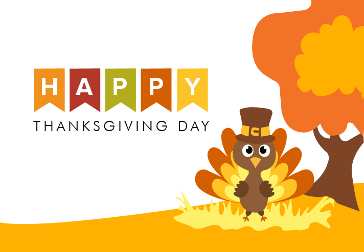 Urban Terrarium Happy Thanksgiving Day Gift Card - Illustration (712x494), Png Download