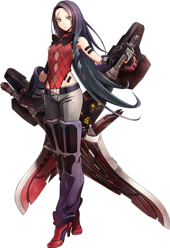 Lulu Baran - God Eater 3 Characters (847x940), Png Download