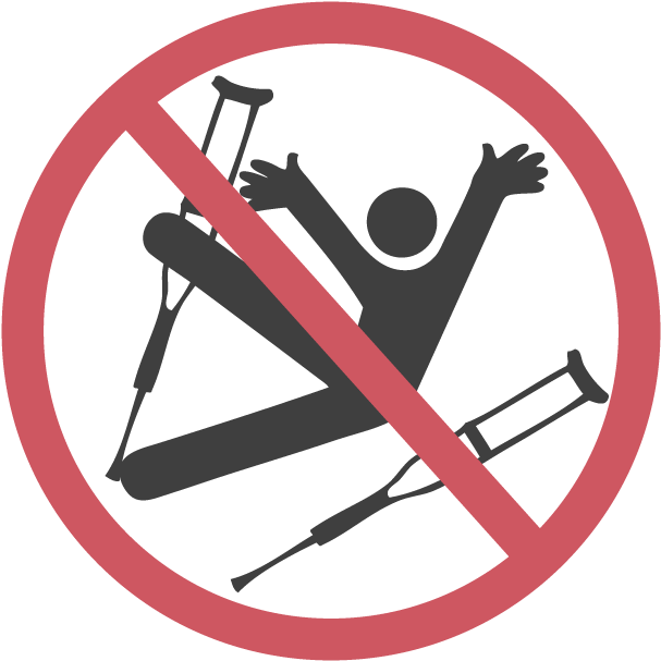 Crutches Non Slip (640x640), Png Download