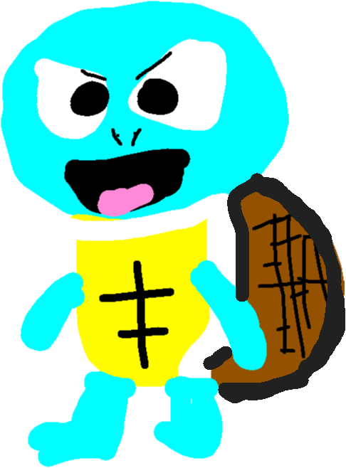 Squirtal - Drawing (486x658), Png Download