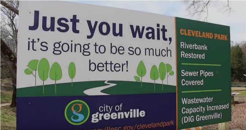 Reedy River's Cleveland Park Makeover, Southern Connector, - Banner (800x600), Png Download