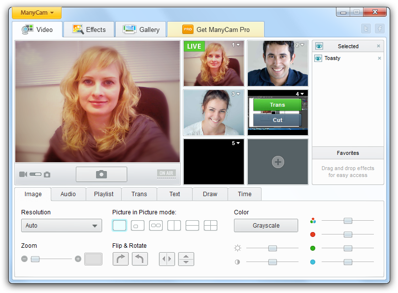 Download Manycam 4.0 (875x663), Png Download