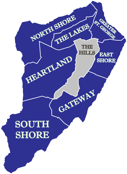 Staten Island, New York - Staten Island Neighborhood Map (507x612), Png Download