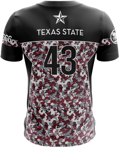 Texas State Buckets Alternate Dark Jersey - Active Shirt (600x600), Png Download