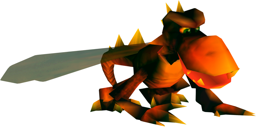 Super Mario Wiki Β - Dogadon Donkey Kong 64 (856x424), Png Download