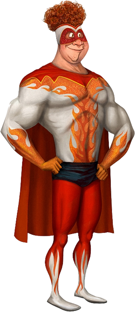 Hal Stewart (voiced By Jonah Hill) Is The Hidden And - Metro Man Vs Tighten (477x1080), Png Download