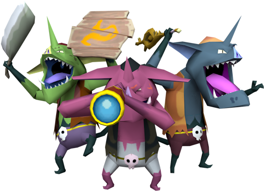 Download Zip Archive - Zelda Wind Waker Bokoblin (750x650), Png Download