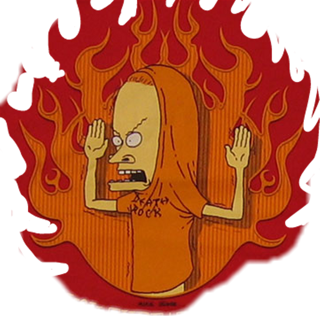 #beavis #fire #firebird (1024x1013), Png Download