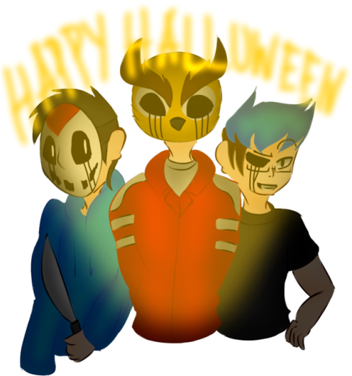 My Art Art Late Post Happyhalloween Happy Halloween - Cartoon (500x666), Png Download