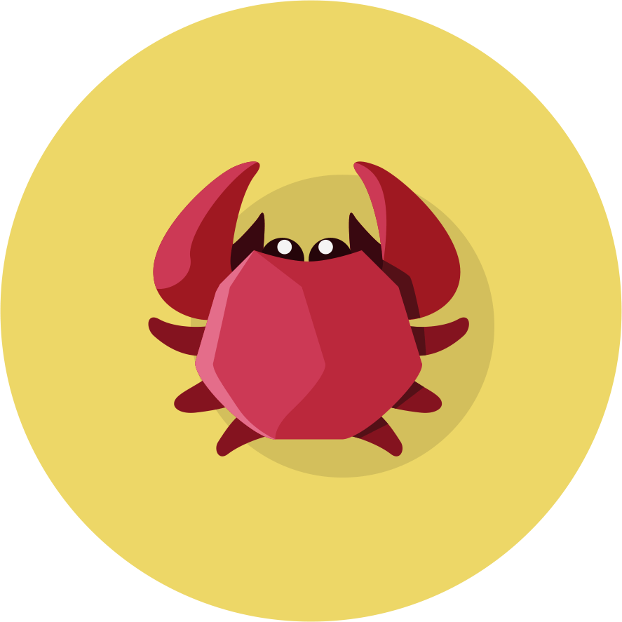 Mightycrabs Red - Cancer (887x887), Png Download