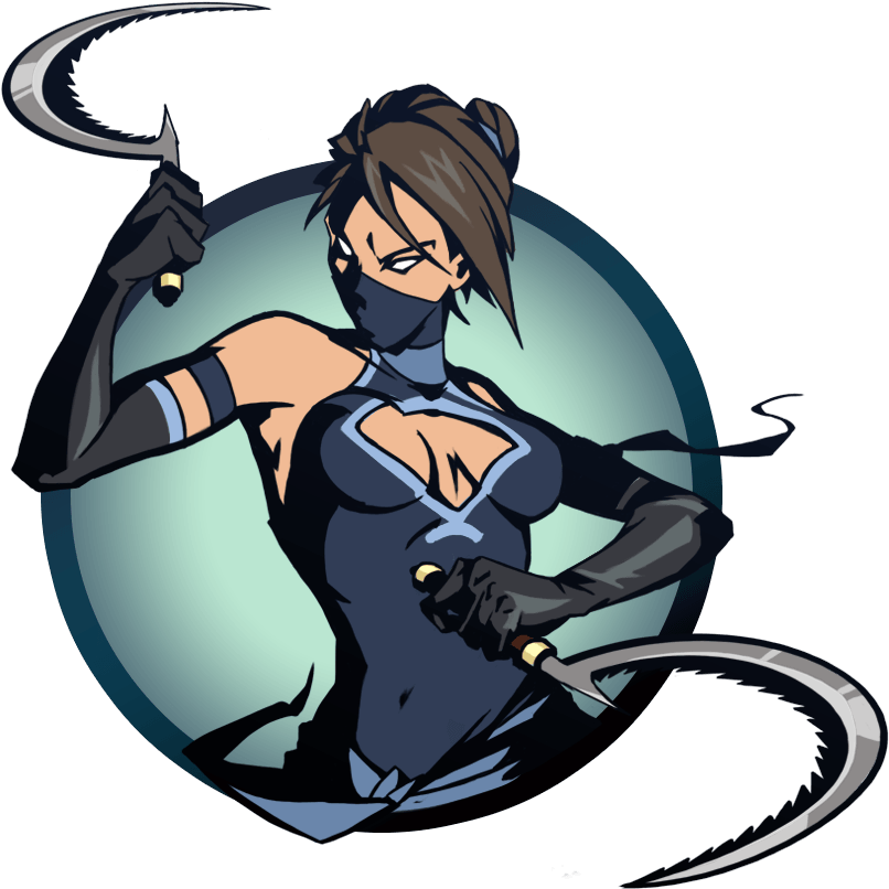 Image Girl Sickles Png Fight Wiki Fandom - Shadow Fight 2 Girls (1100x1100), Png Download