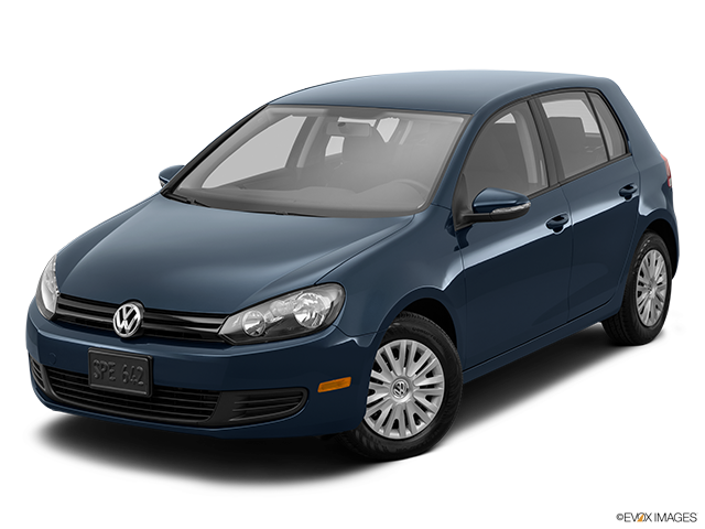 2014 Volkswagen Golf - Skoda Rapid Black 2017 (640x480), Png Download