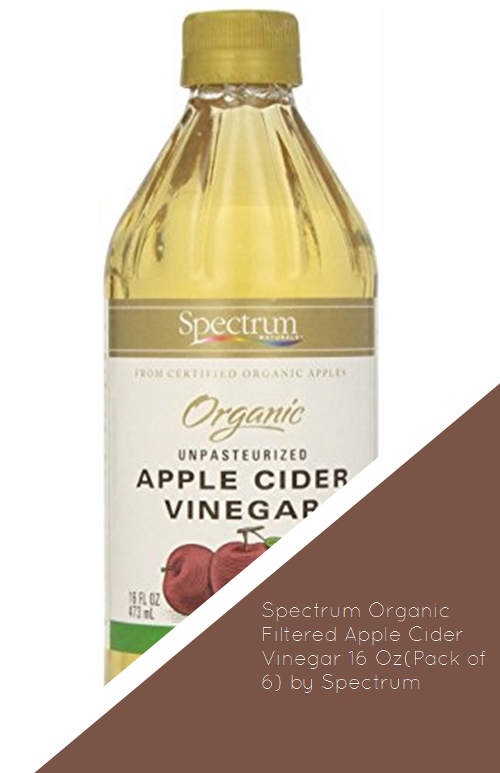 Spectrum Organic Filtered Apple Cider Vinegar 16 Oz - Apple Cider Vinegar (735x1100), Png Download