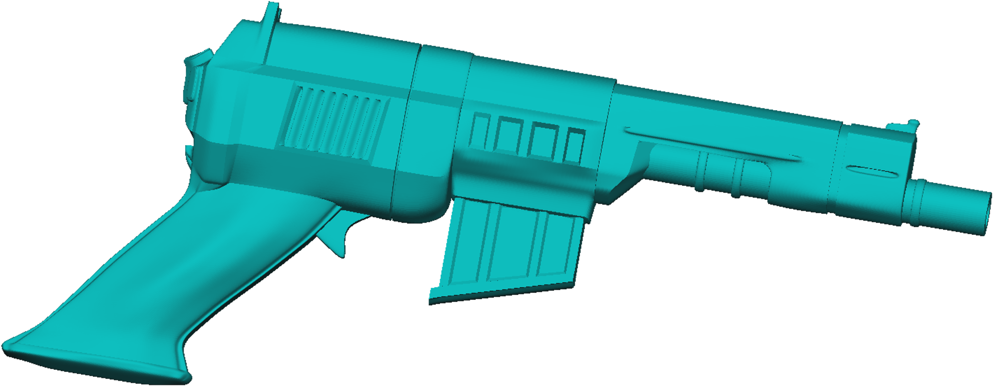 Mando Heavy Blaster - Ranged Weapon (3508x2750), Png Download