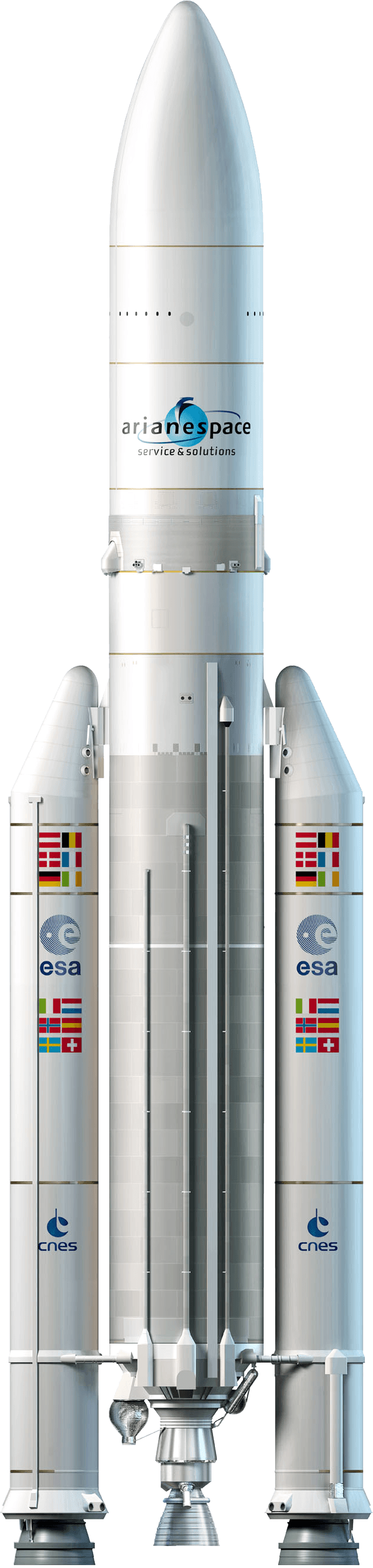 Arianespace (637x2673), Png Download