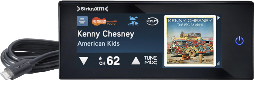 Add Satellite Radio With Advanced Features And A Dash-mounted, - Siriusxm Commander Touch (1024x436), Png Download
