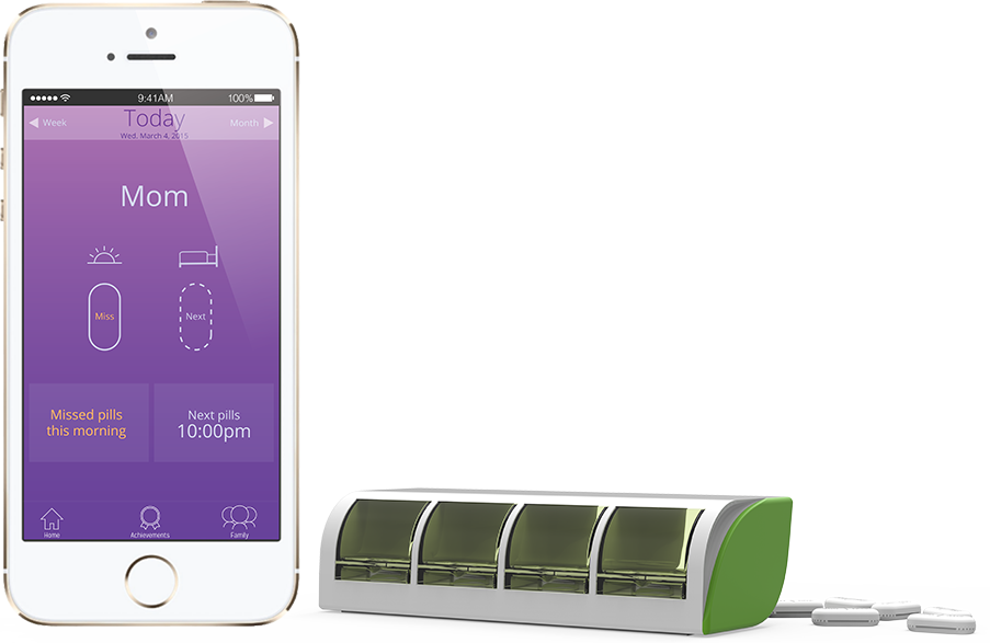 Esta Cajita Guarda Tus Medicamentos Y Te Recuerda Cuando - Smart Pill Box With Bluetooth (903x587), Png Download