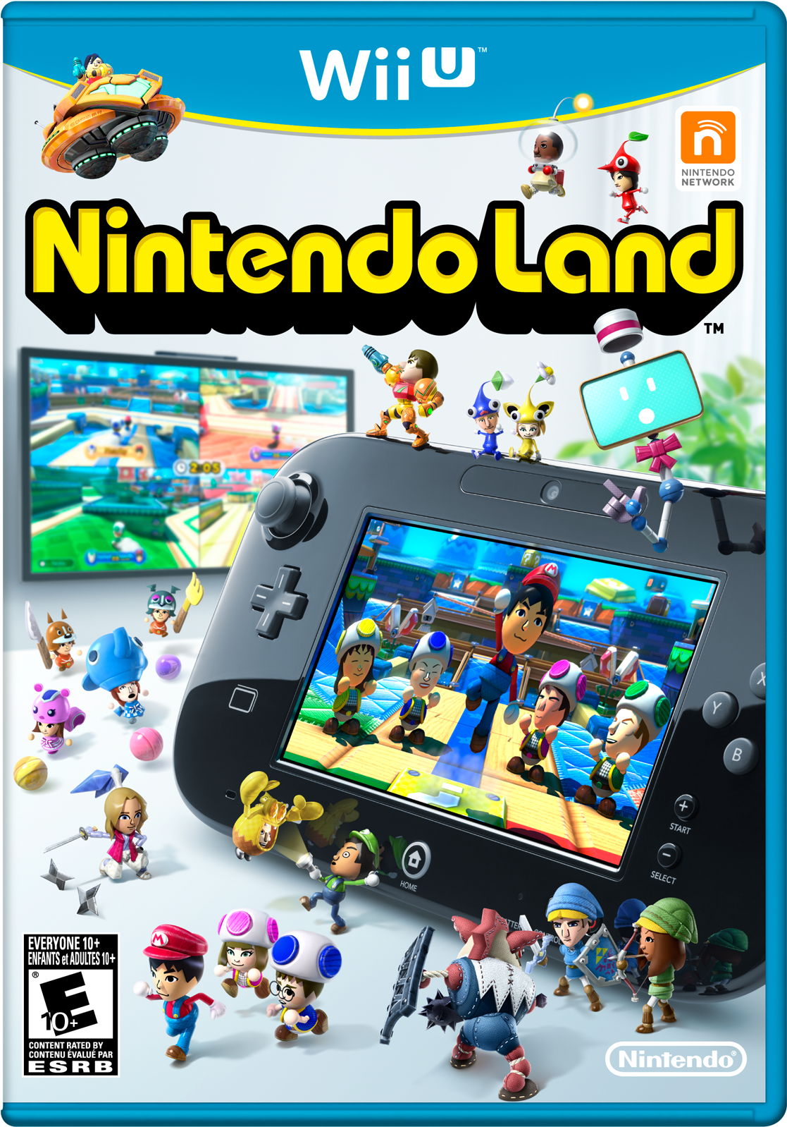 Black Wii U 32gb Deluxe - Nintendo Land Wii U (1600x1600), Png Download
