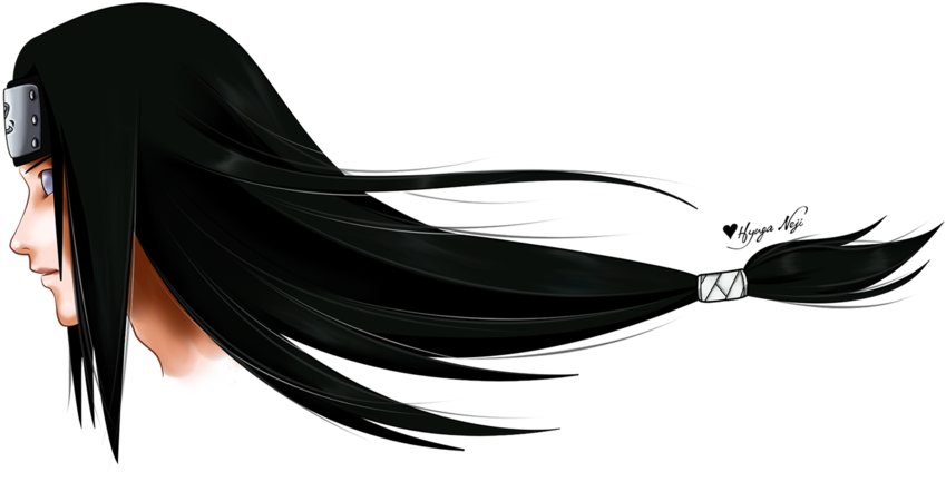 Neji Hyuga Hairstyles 6 By Mary - Neji Naruto Hair (900x472), Png Download