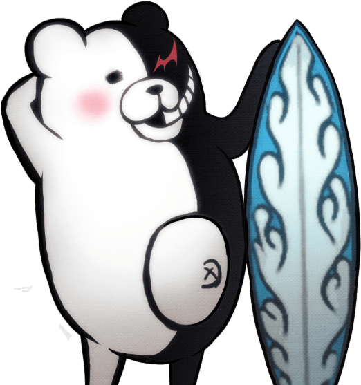 18 - Monokuma Half Body Sprites (960x560), Png Download