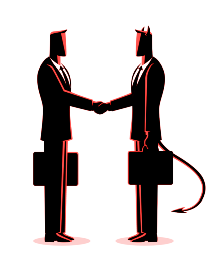 Saay On - - Businessman Making A Deal (700x529), Png Download