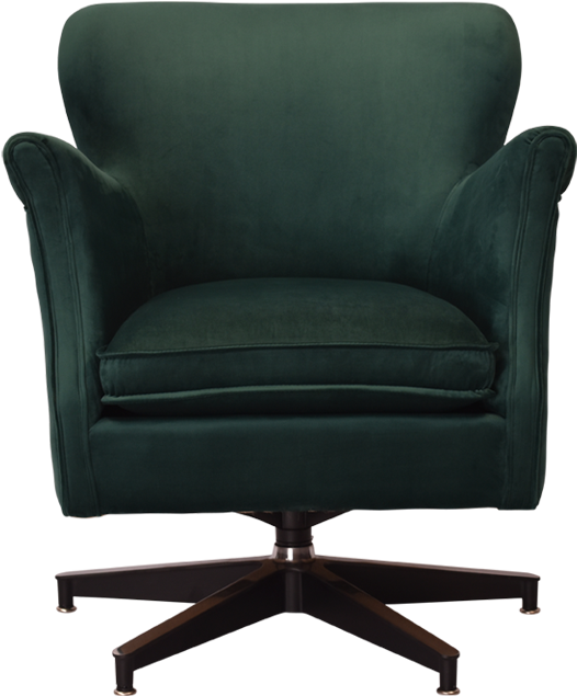 Revolver Emerald F - Eames Lounge Chair (724x1028), Png Download