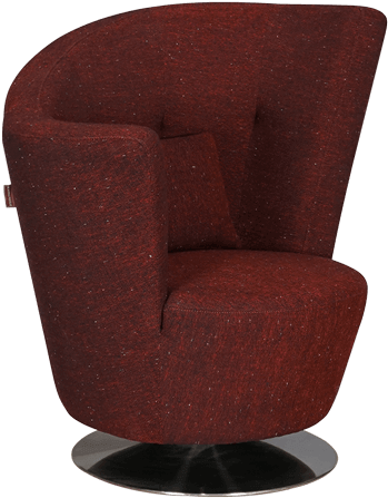 100% - Club Chair (600x649), Png Download