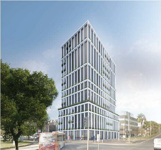 Atherton Rd Proposed Design - Commercial Building (735x490), Png Download