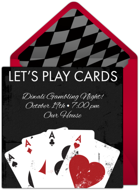 Diwali Gambling Online Invitation - Sociedad De Arquitectos De La Republica Dominicana (650x650), Png Download
