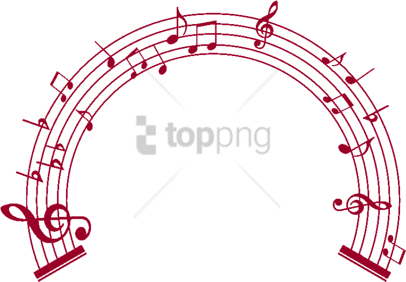 Free Png Music Notes Png Clipart Png Image With Transparent (850x638), Png Download