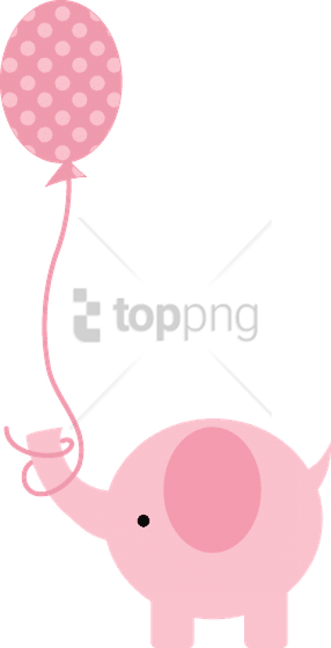Free Png Pink Baby Shower Elephant Png Image With Transparent - Clip Art Baby Shower Girl (480x939), Png Download