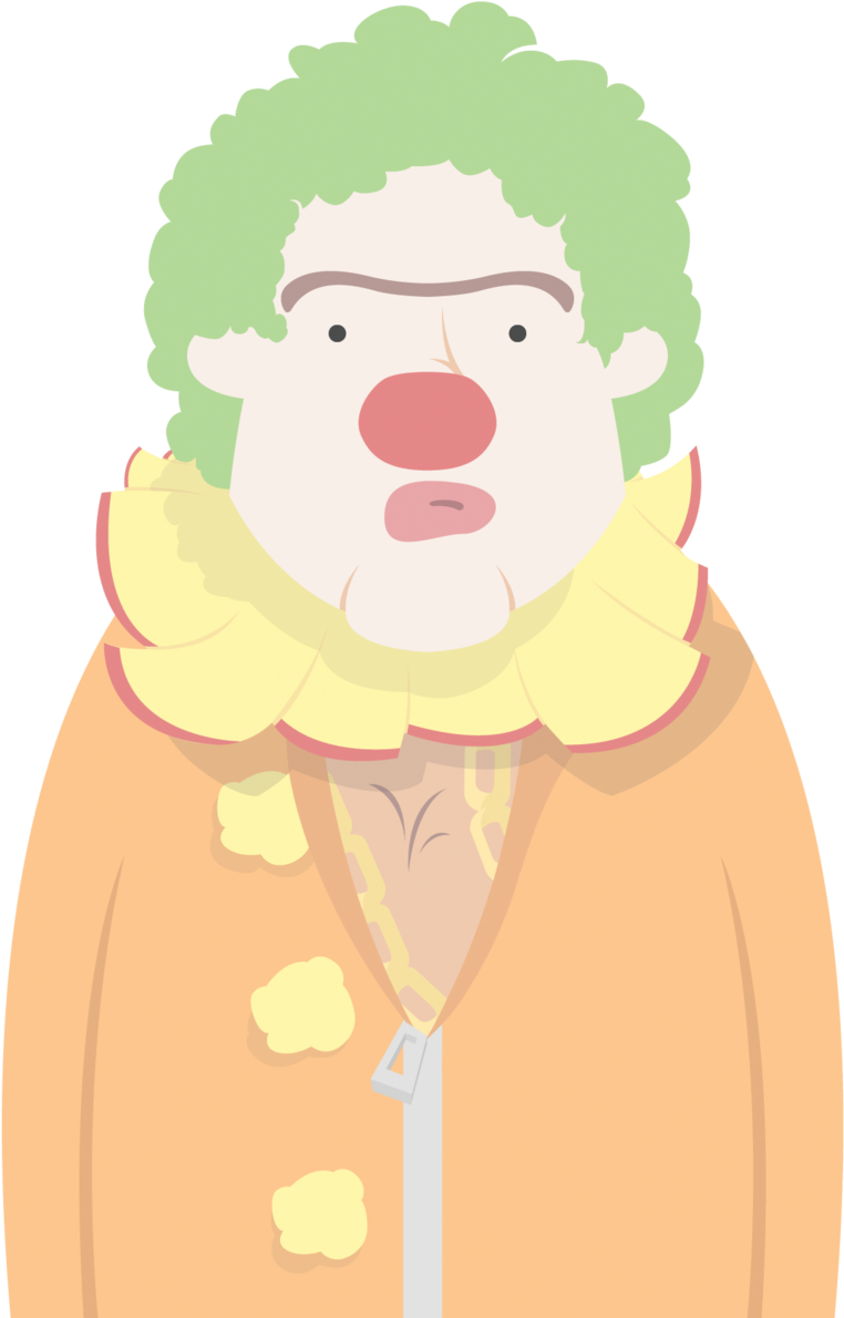 Clown - Illustration (1000x1418), Png Download