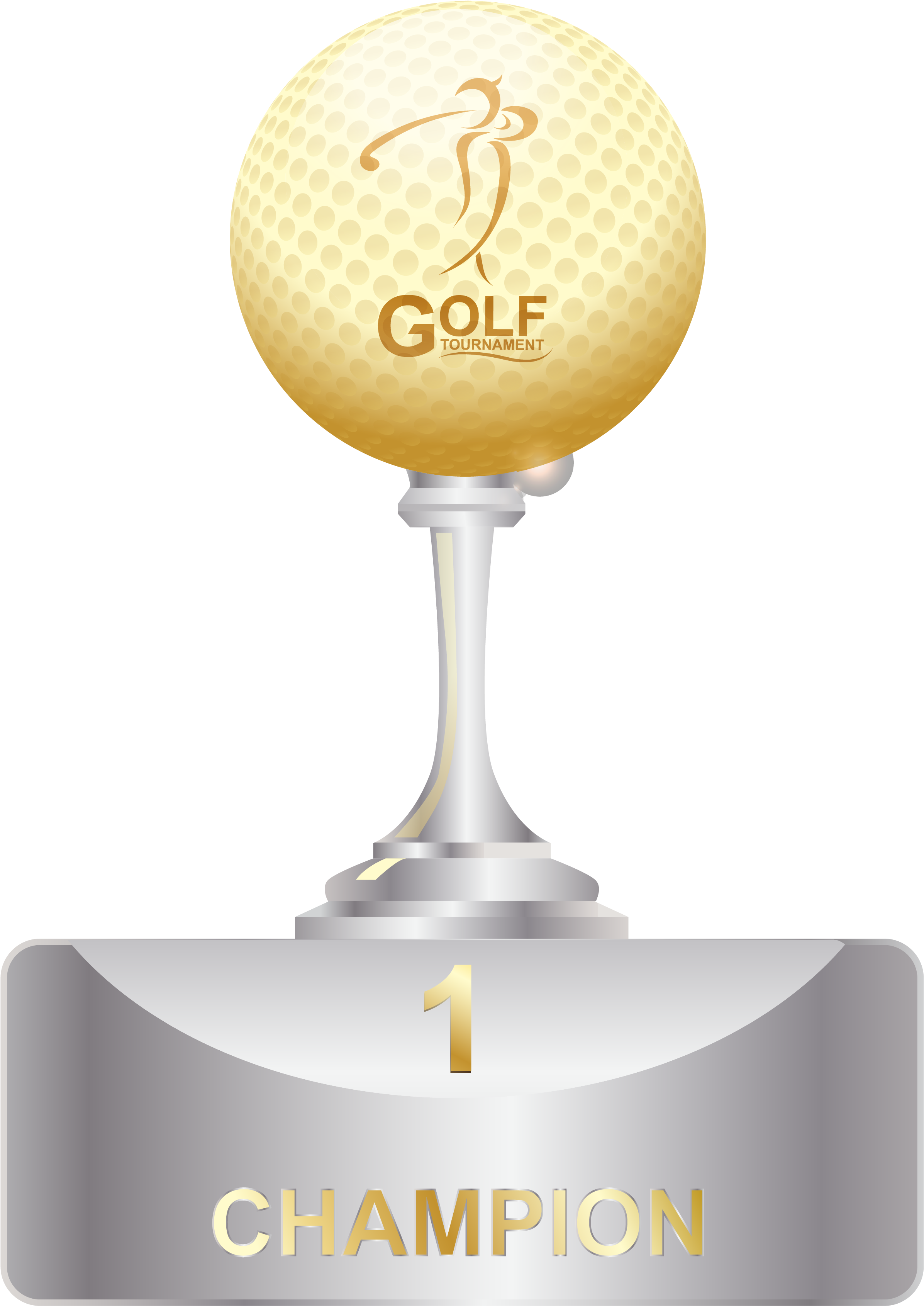 Designer Exquisite Transprent - Golf Trophy Png (2819x3545), Png Download