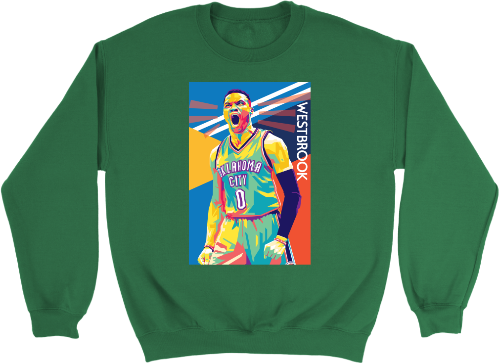 Russell Westbrook Pop Art Sweatshirt - Lifeguard T Shirt Funny (1024x1024), Png Download