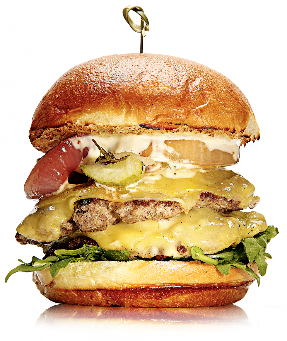 Clip Royalty Free Library Duke S Grocery Will Open - Greasy Burger Transparent (980x1163), Png Download